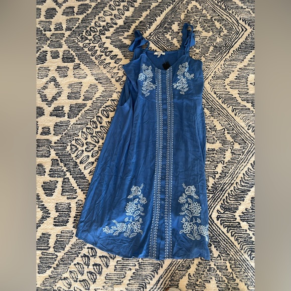 Plus Size NWT Belle Isle Button Front Midi Dress - Picture 4 of 7